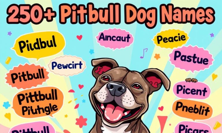 250+ Pitbull Dog Names