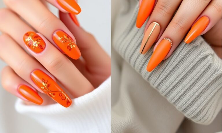 Orange Nails Stunning Designs for Every Style in 2025