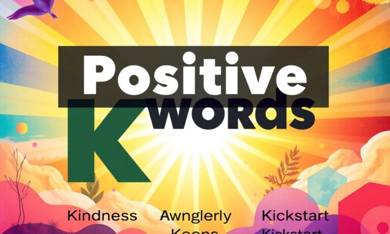 Positive K Words to Feel More Empowered Through Language