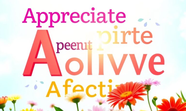 Positive Words Starting With “A” To Brighten Your Day