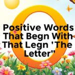 Positive Words That Begin With The Letter “O”