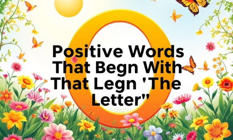 Positive Words That Begin With The Letter “O”