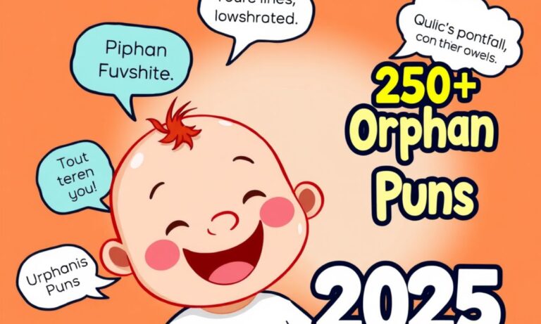 250+ Best Orphan Puns So Bad They'll Make You Laugh In 2025