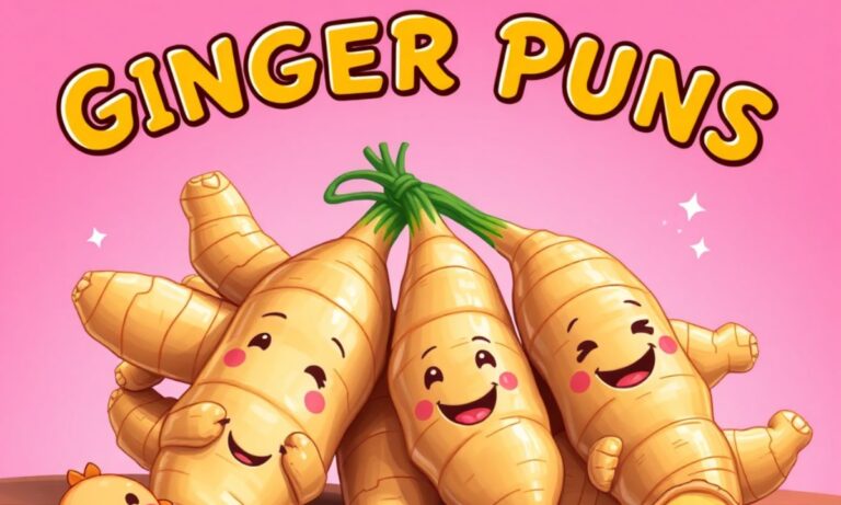 190+ Ginger Puns for Laughs and Flavorful Fun In 2025