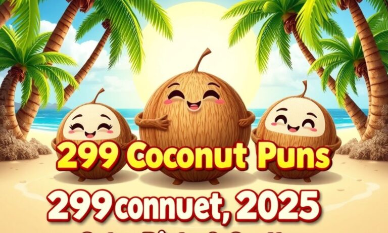 299 Coconut Puns One Liner (2025) Cute, Dirty & Captions
