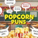 350+ Popcorn Puns One Liner , Captions For Teachers(2025)