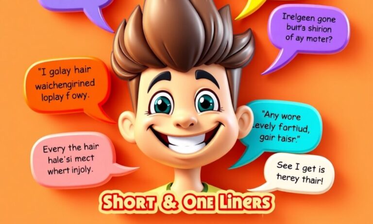 500 Quick Hairline Jokes & Puns (2025) Short & One Liners