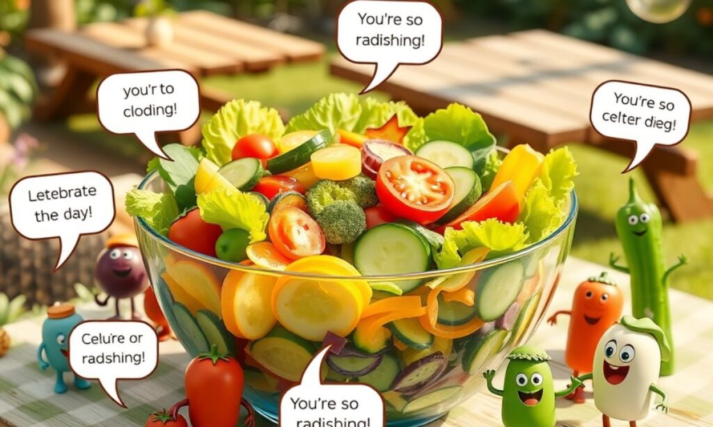 Funny Salad Puns Captions