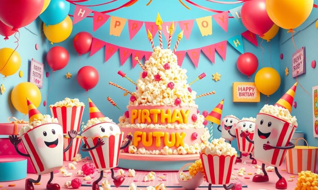 Popcorn Puns Birthday