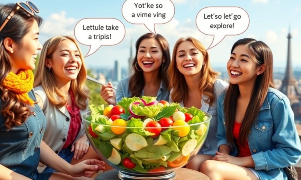 Salad Puns for Tourists and Travelers