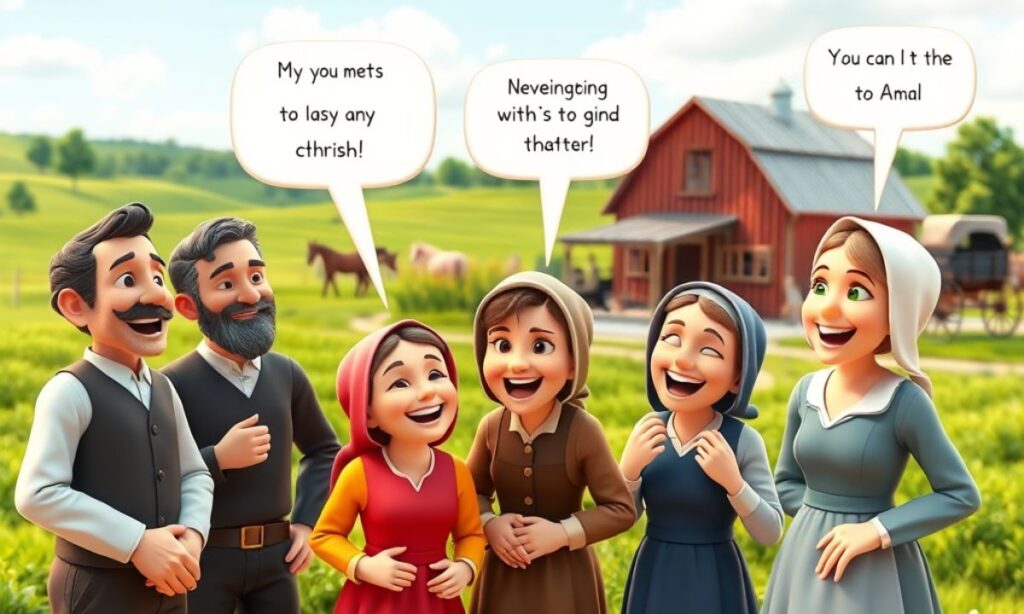 Amish Captions Jokes