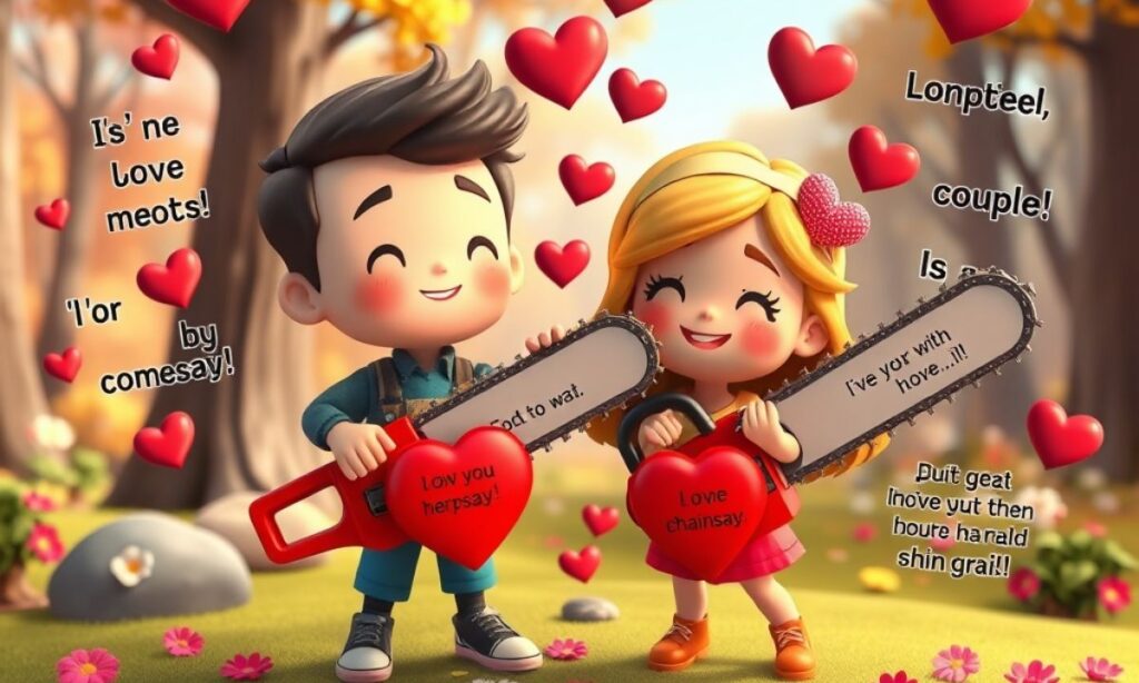 Chainsaw Love Jokes & Couple Puns
