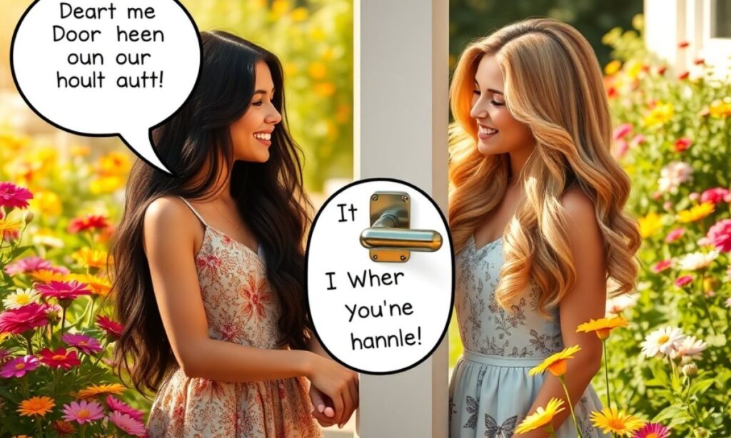 Door Handle Puns Captions Turning Humor One Twist at a Time