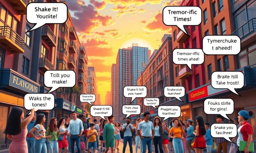 Earthquake Puns Captions