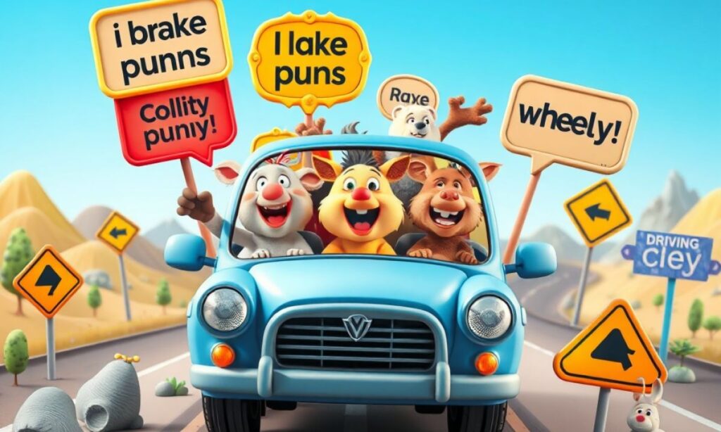 Funny Driving Puns Captions