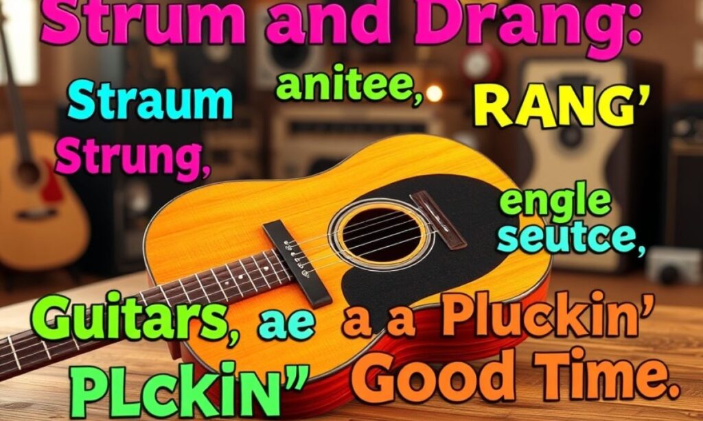 Funny Guitar Puns Captions