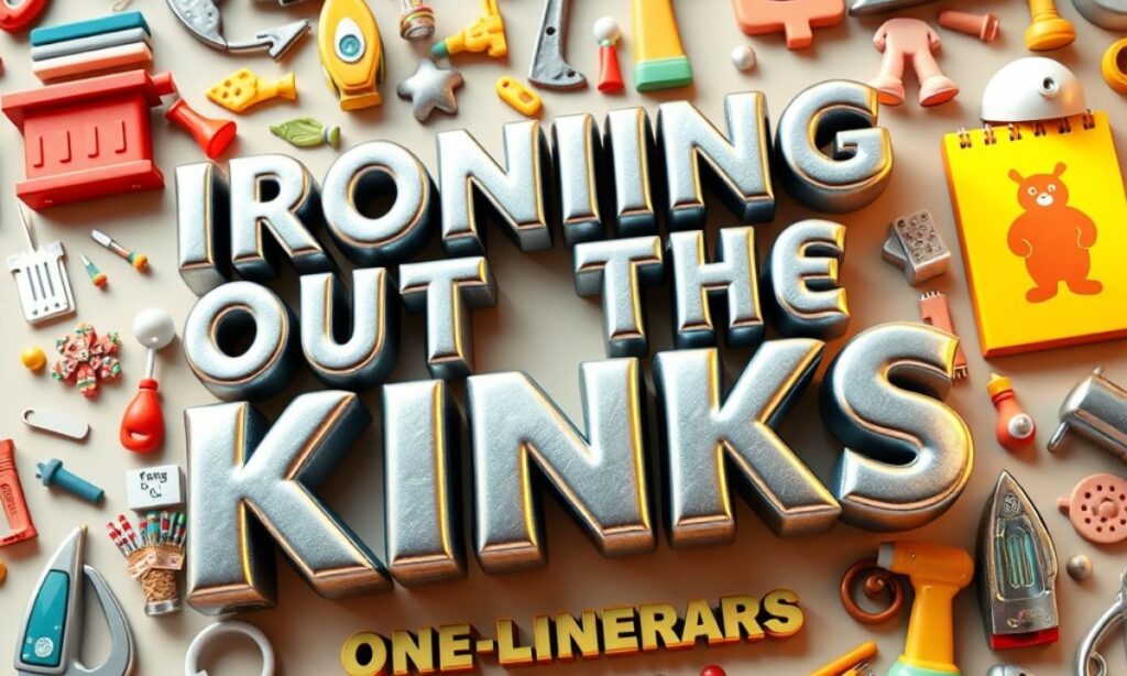 Ironing Out the Kinks One-Liner Iron Puns