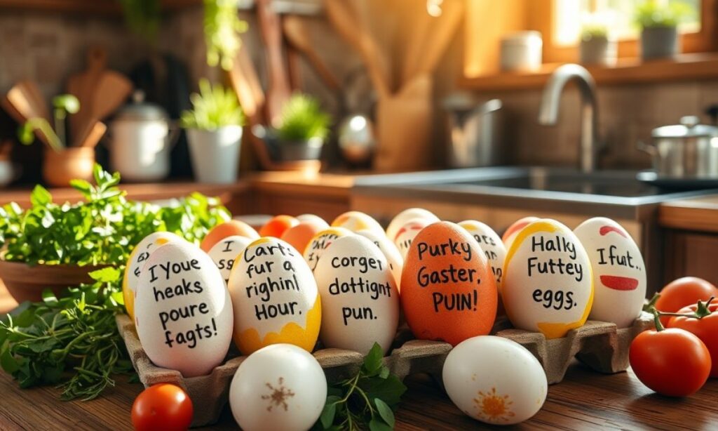 Egg Puns for Captions
