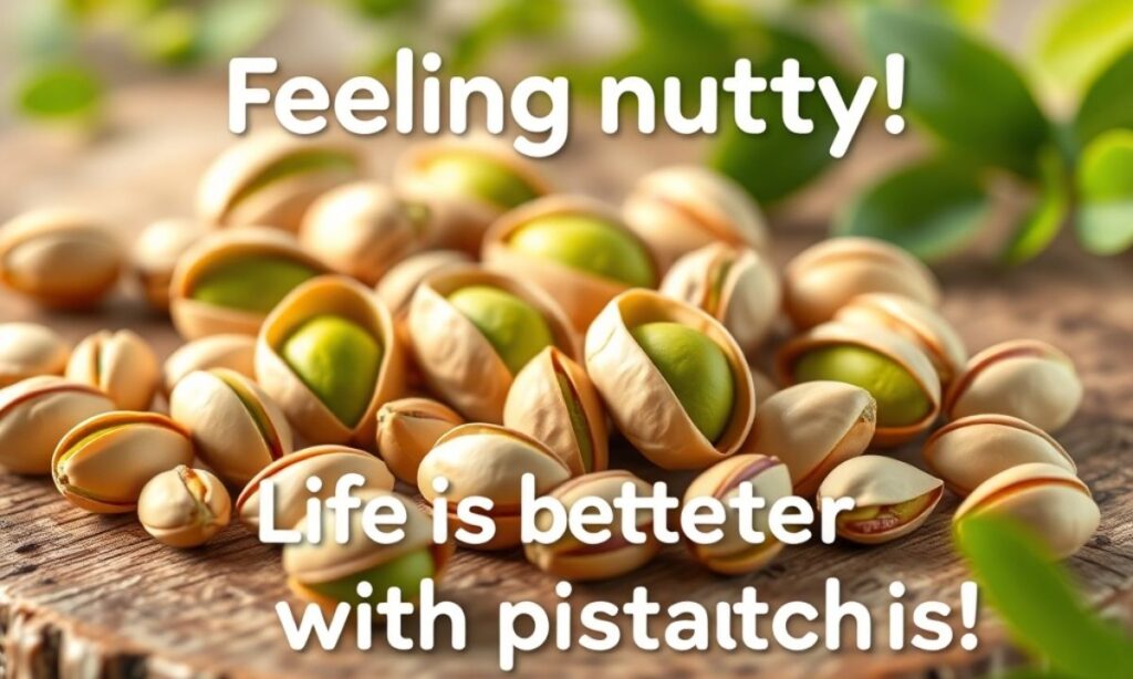 Funny Pistachio Puns Captions