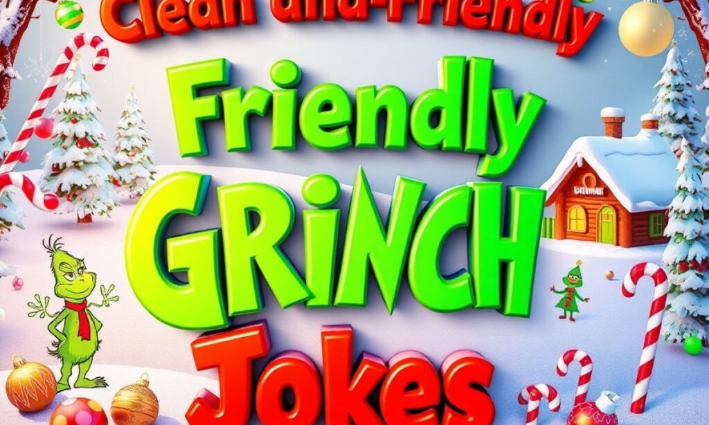 Clean and Family-Friendly Grinch Jokes
