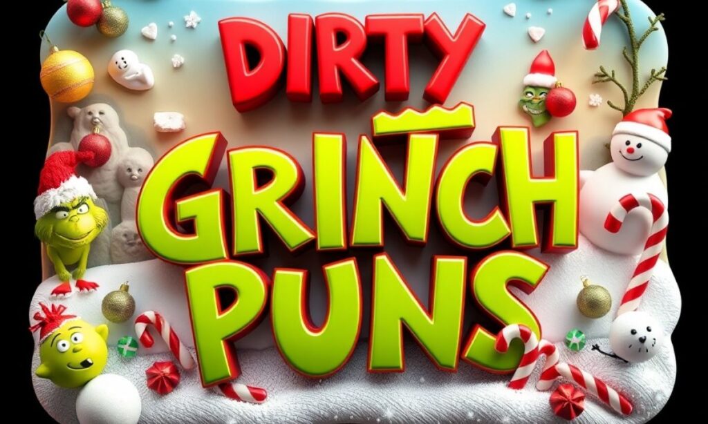 Dirty Grinch Puns