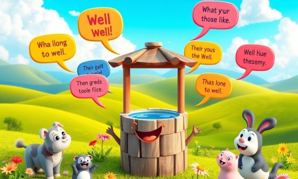 Well Puns and Jokes in English