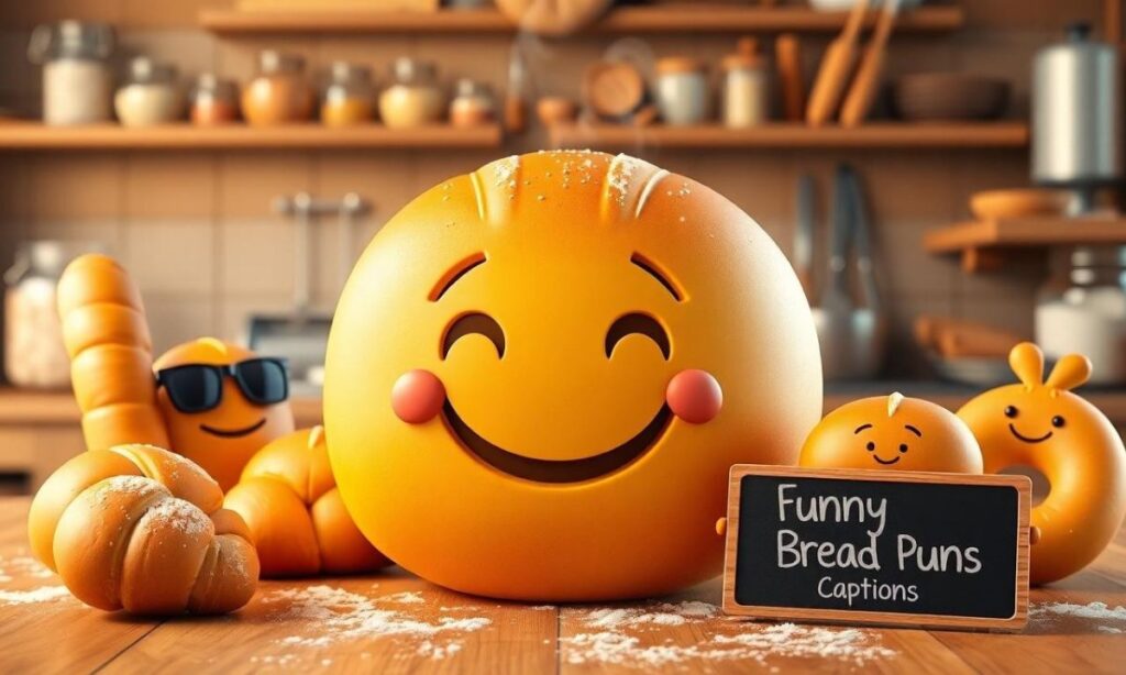 Funny Bread Puns Captions