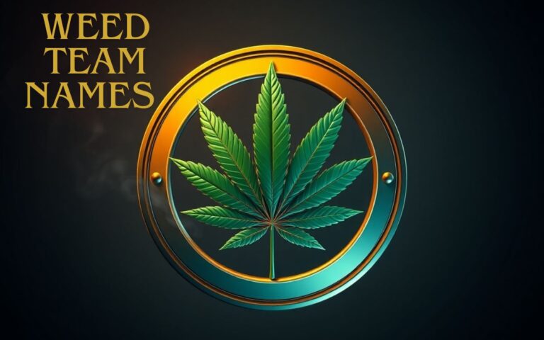 505 Unique Weed Team Names For Groups That You'll Love