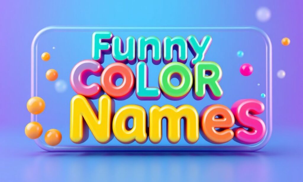Funny Color Names Caption Made for Social Media