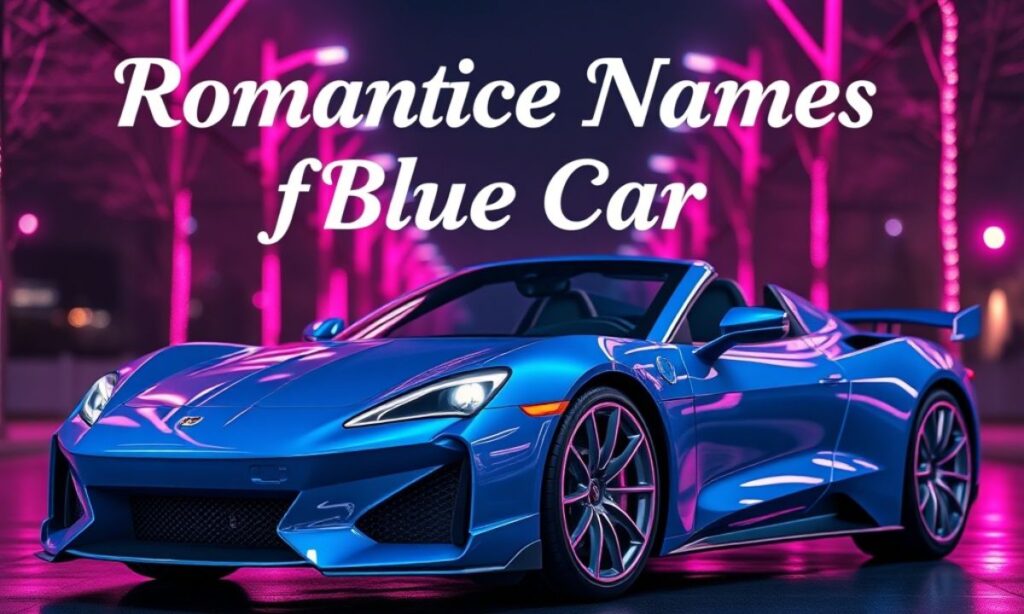 Romantic Names for Blue Car